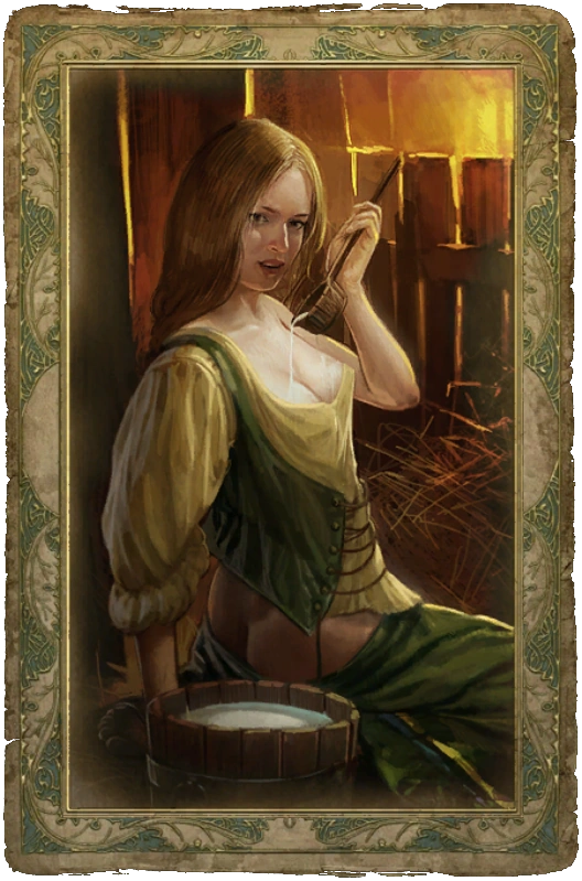 Эротическая карта «Крестьянка Предместья»