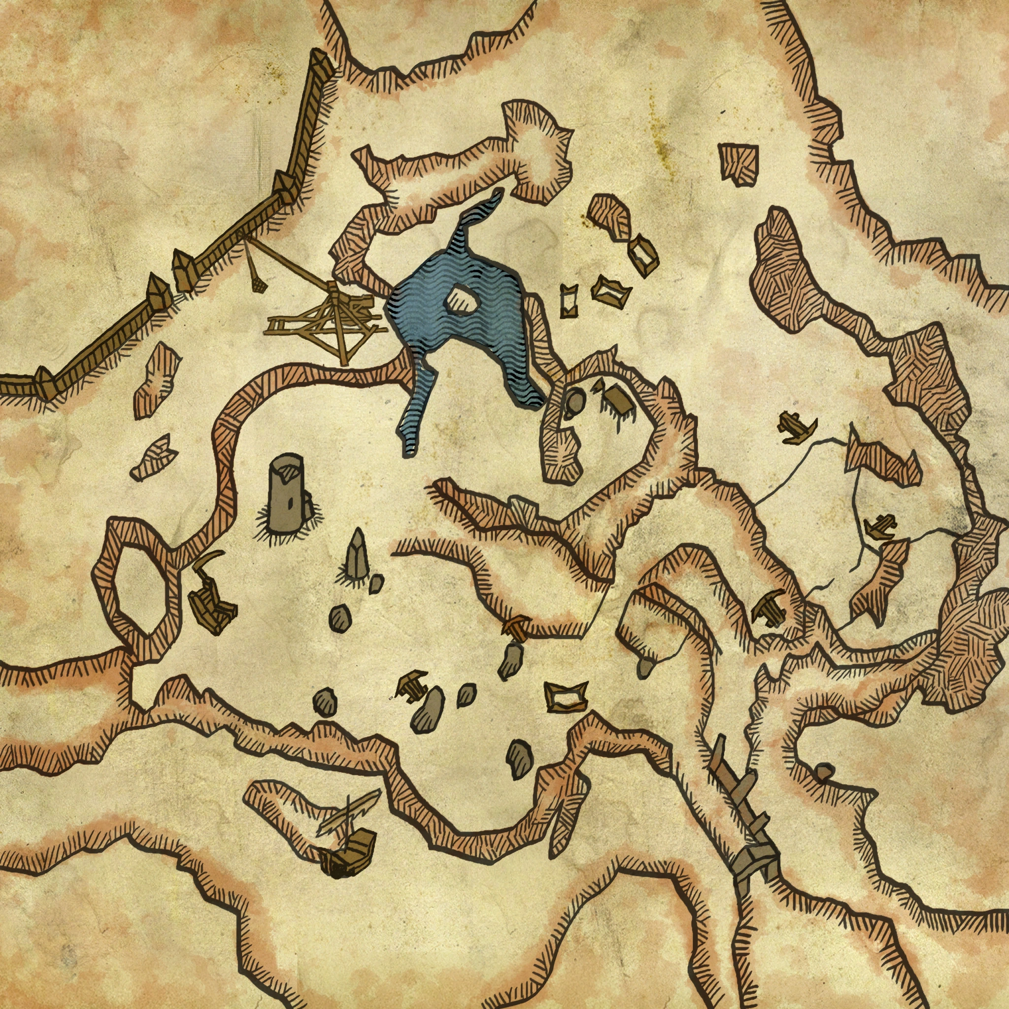 Карта поля битвыВ2