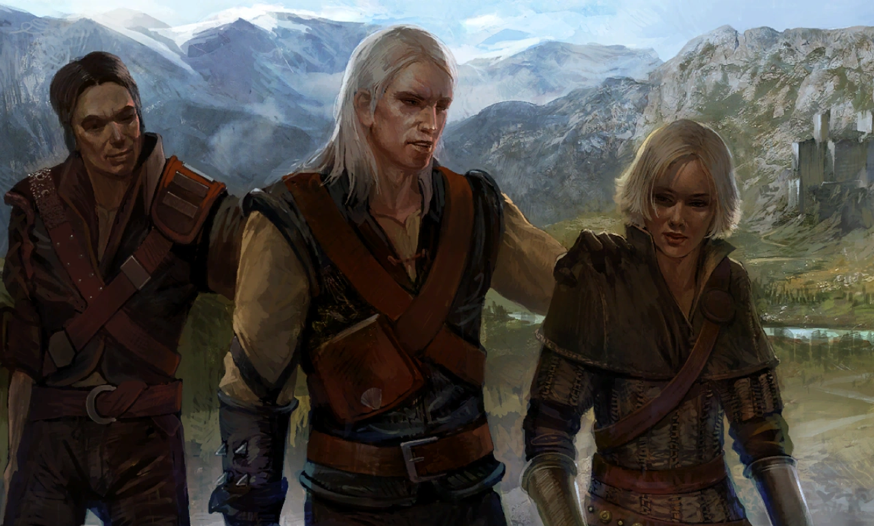 Геральт, Эскель и Дейдра Адемейн