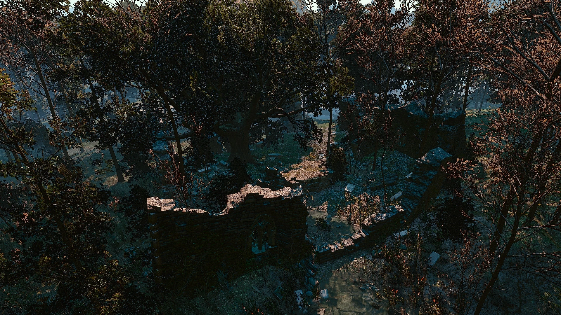 Руины рыцарской башни В3