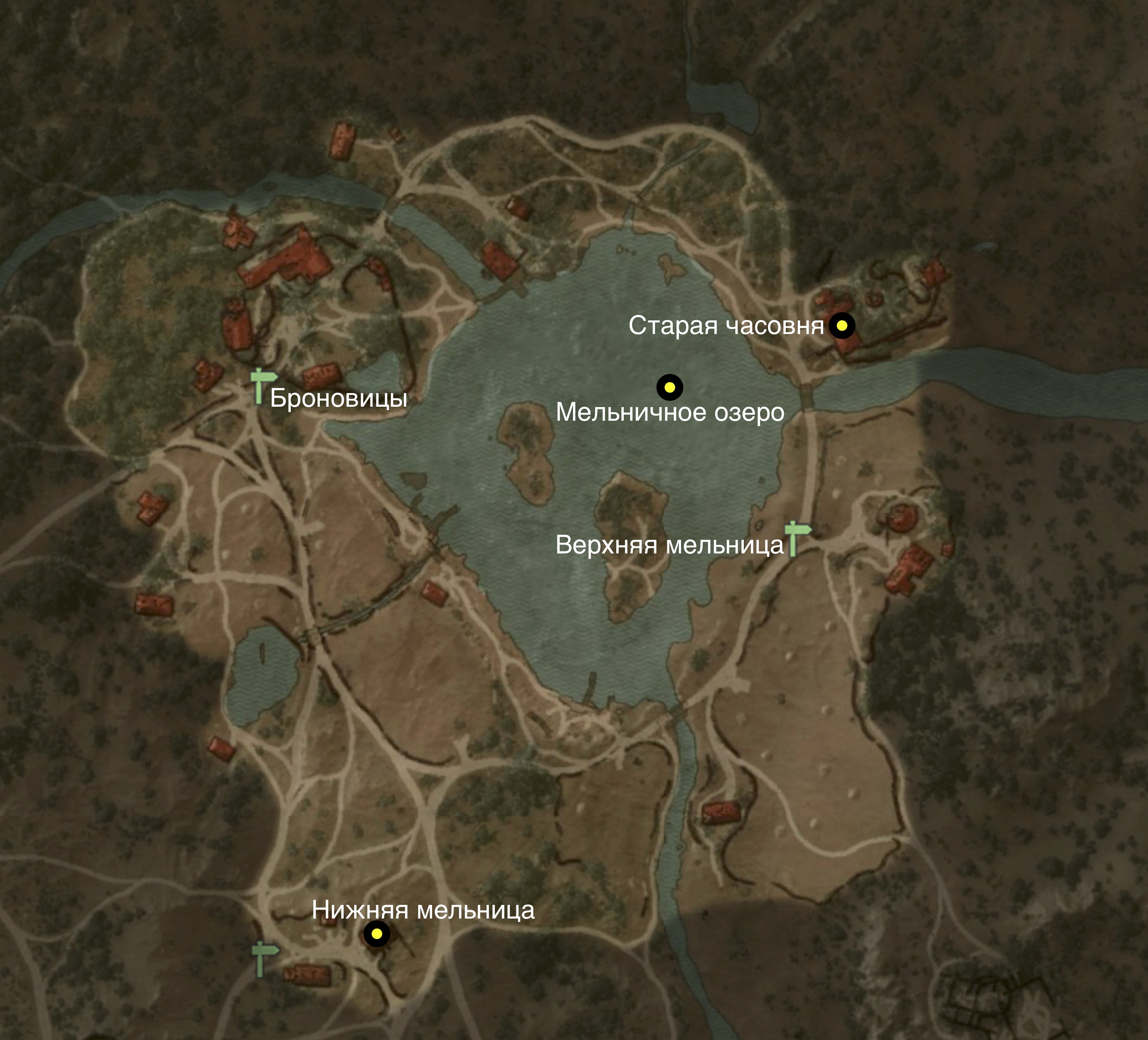 Броновицы В3 карта