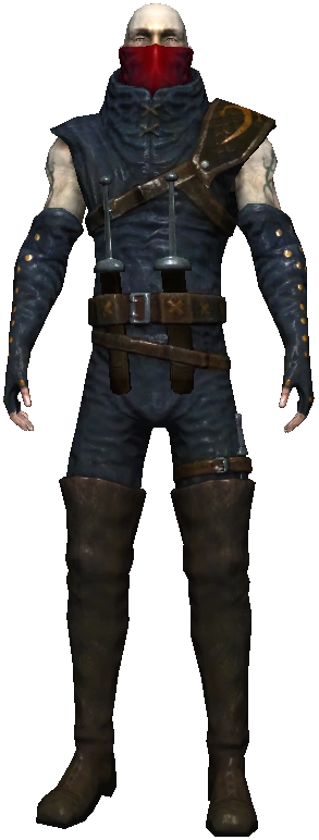 People Salamandra masked warrior