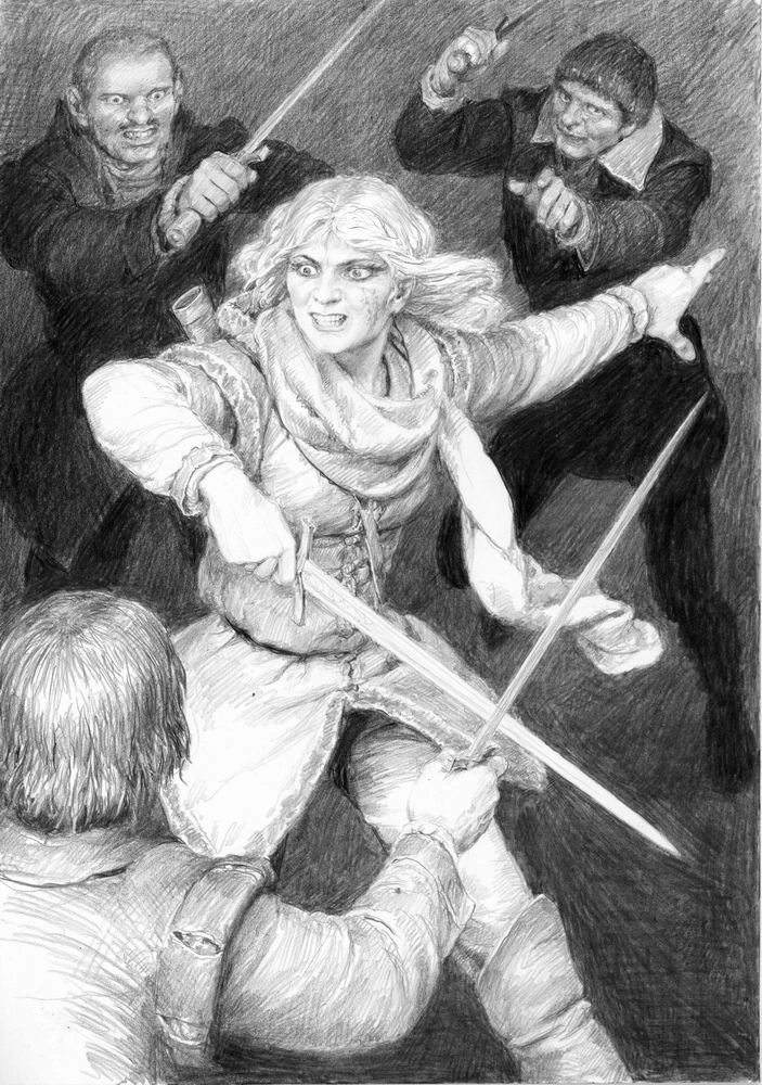 Цири драка с Фриппом Гордеев