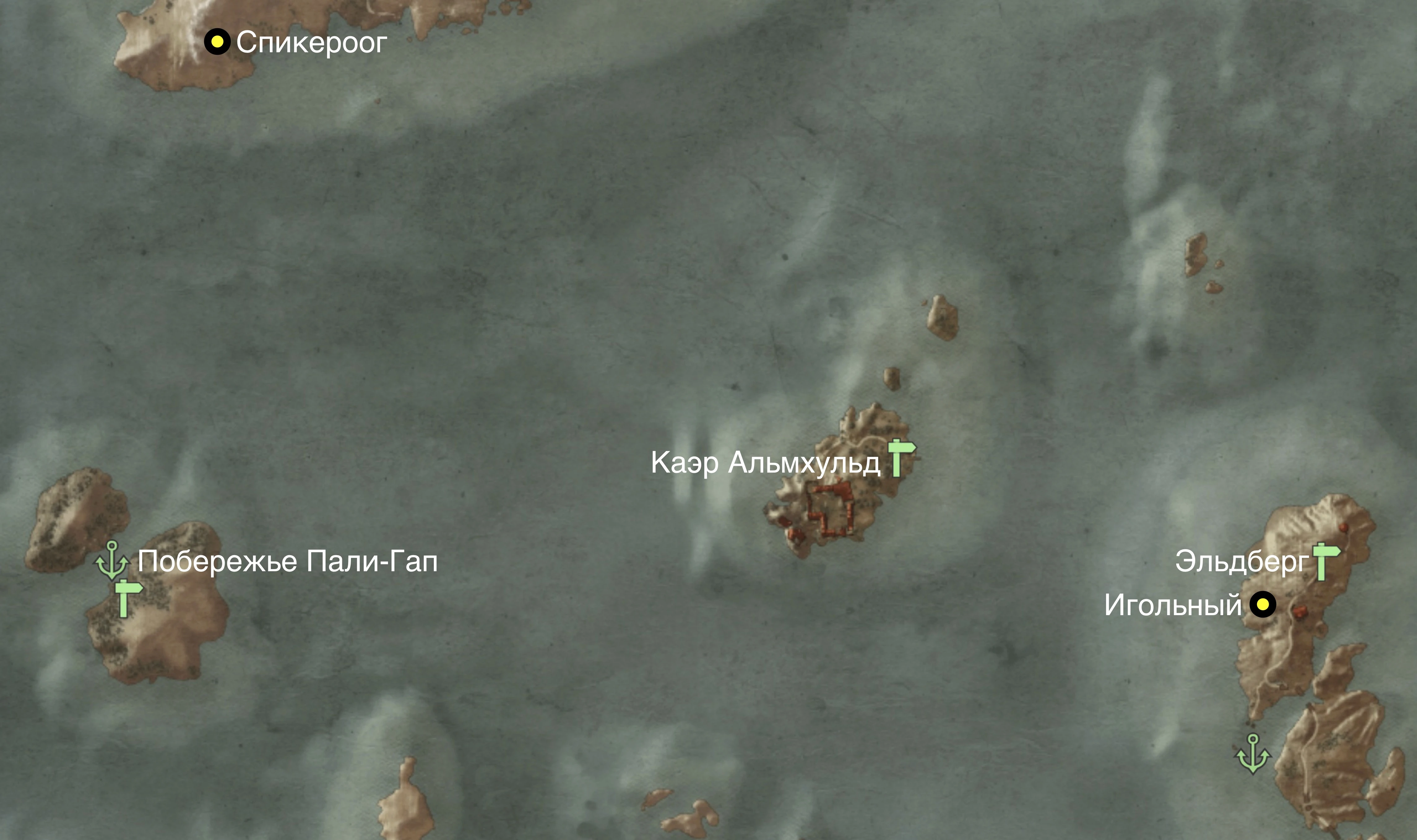 Каэр Альмхульд В3 карта