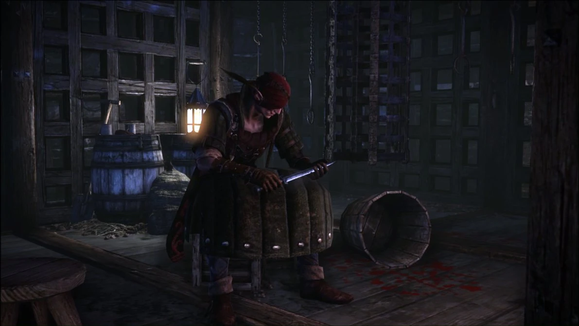 Иорвет с кинжалом