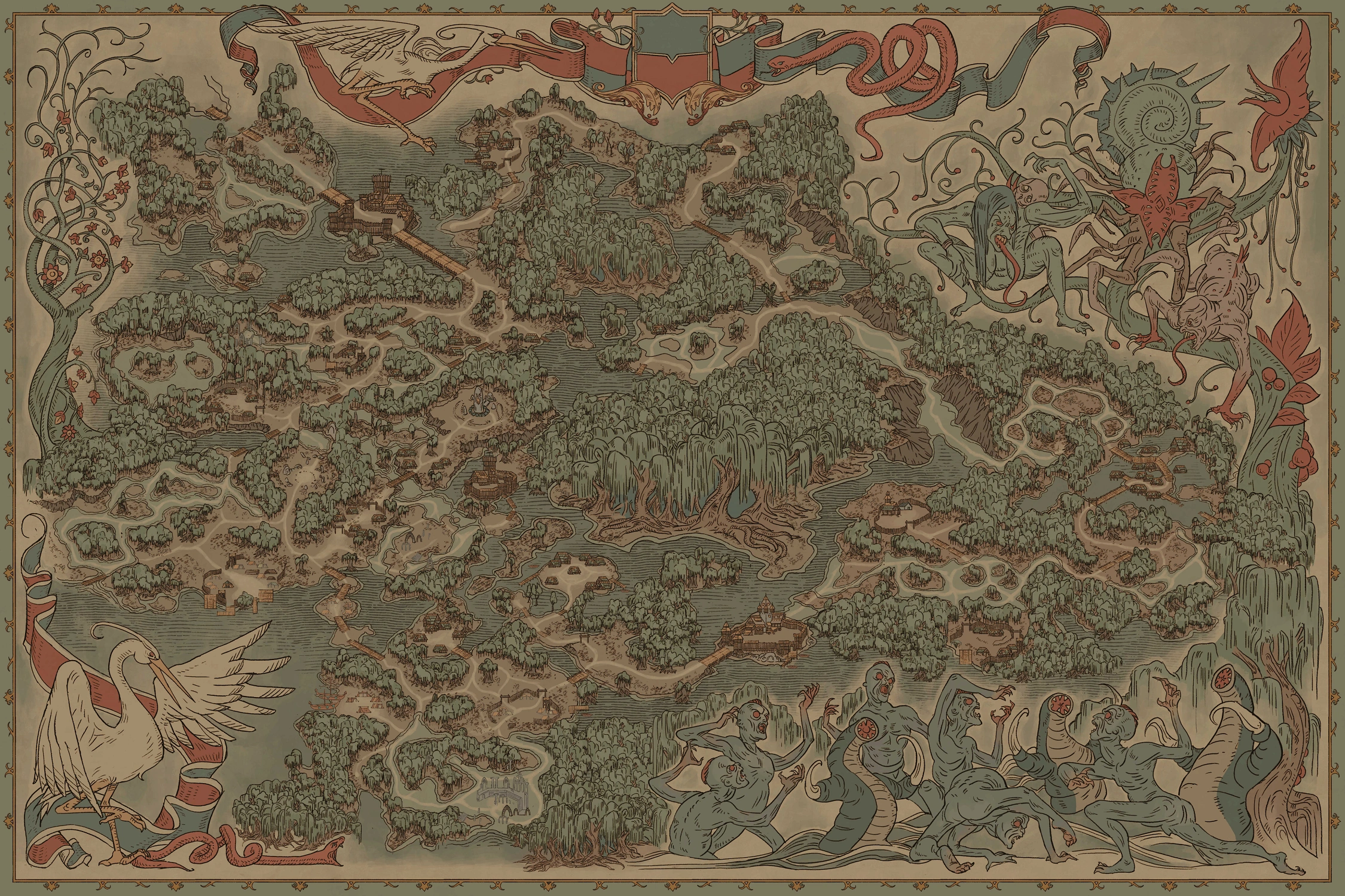 Карта Ангрена в игре .