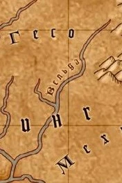 Вельда на карте