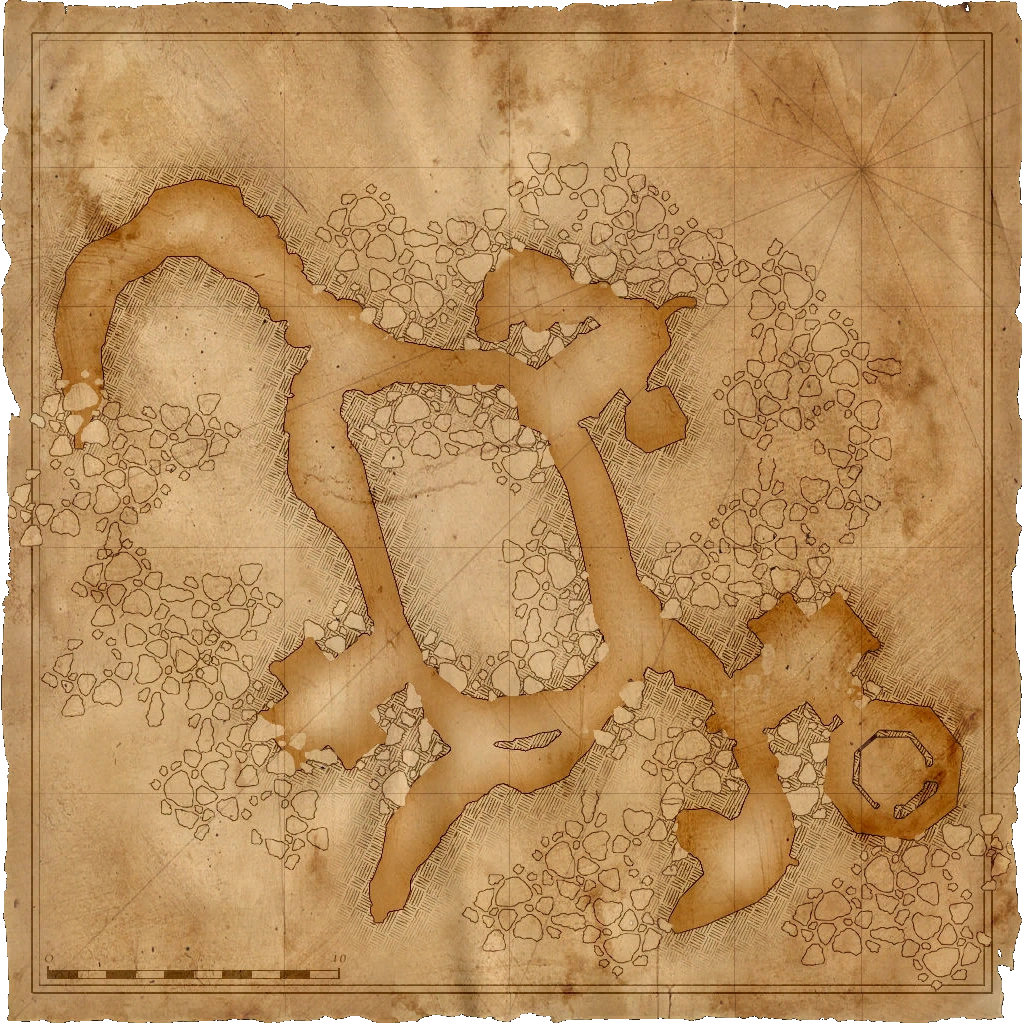 Карта катакомбВ1