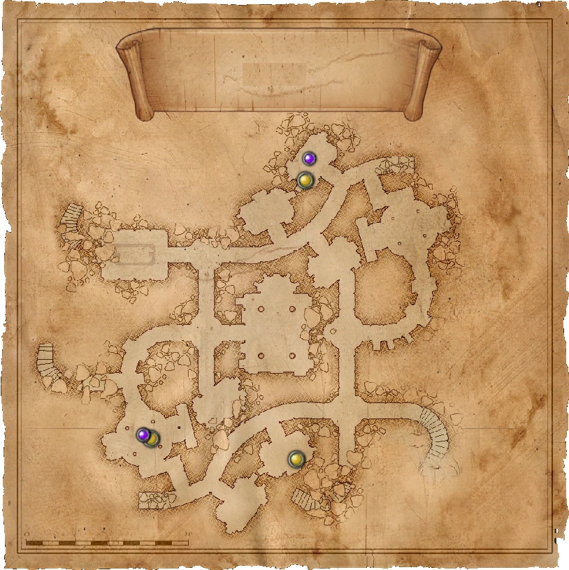 Карта склепа культа львиноголового паука