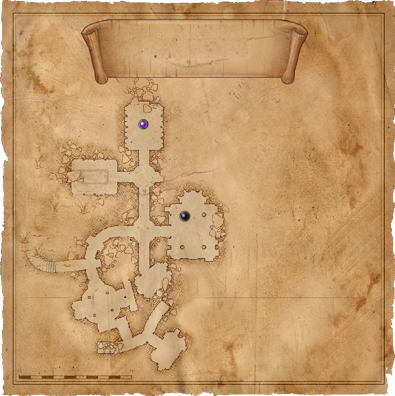 Карта склепа в полях