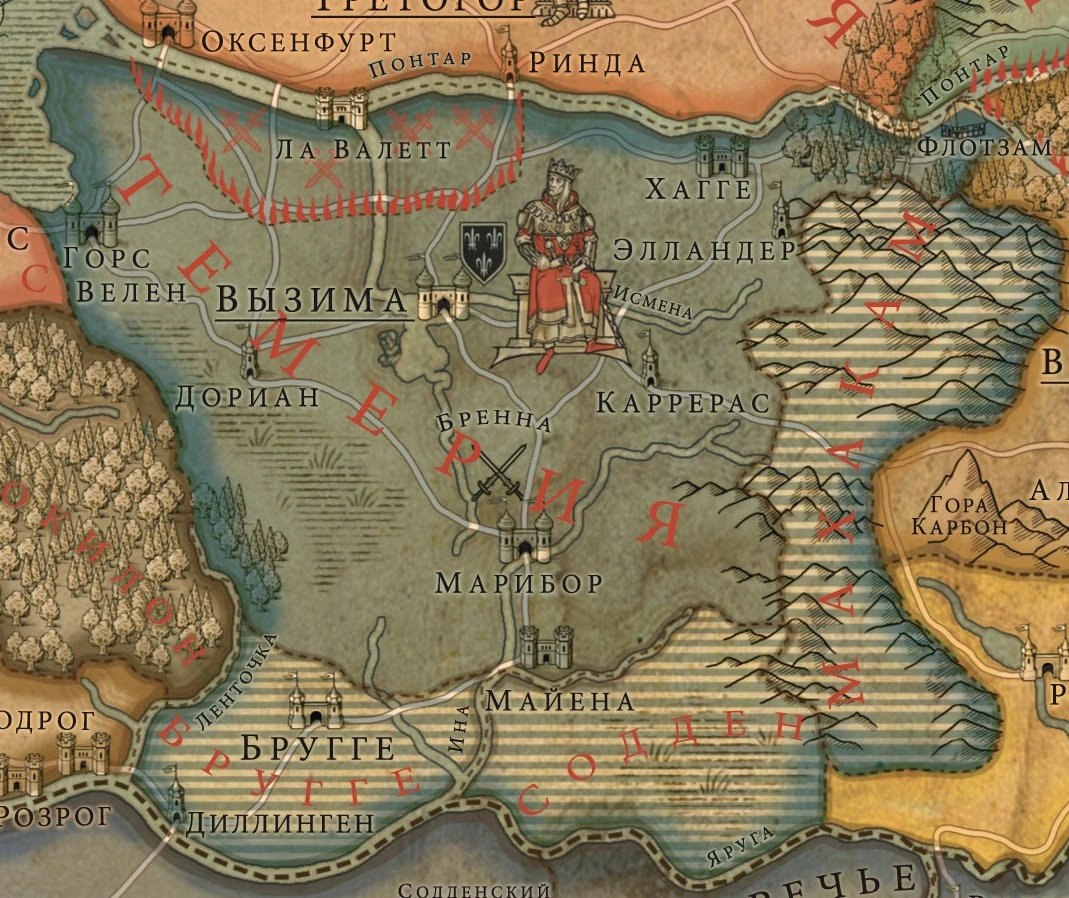 Темерия на карте В2