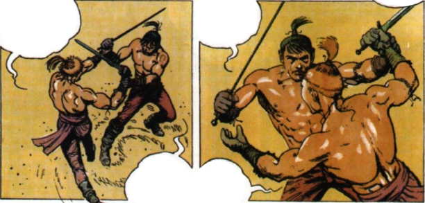 Геральт и Гвельд сражаются на турнире