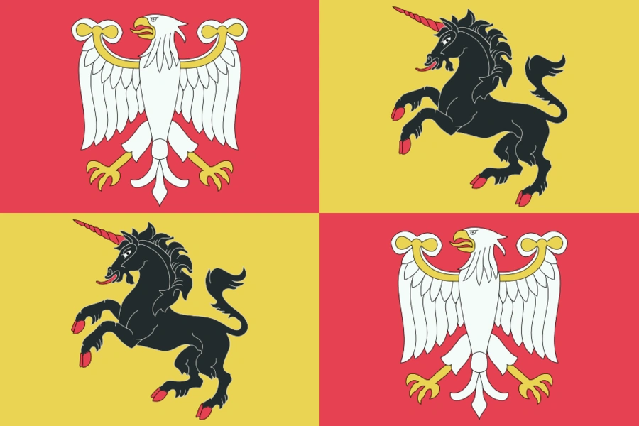 Флаг при Гедовиусе