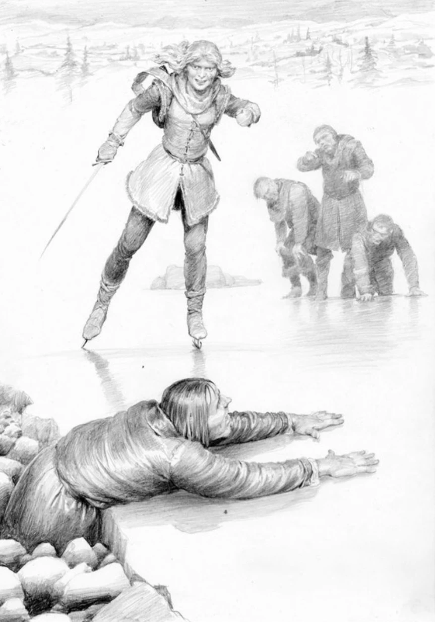 Гибель Риенса, иллюстрация Дениса Гордеева