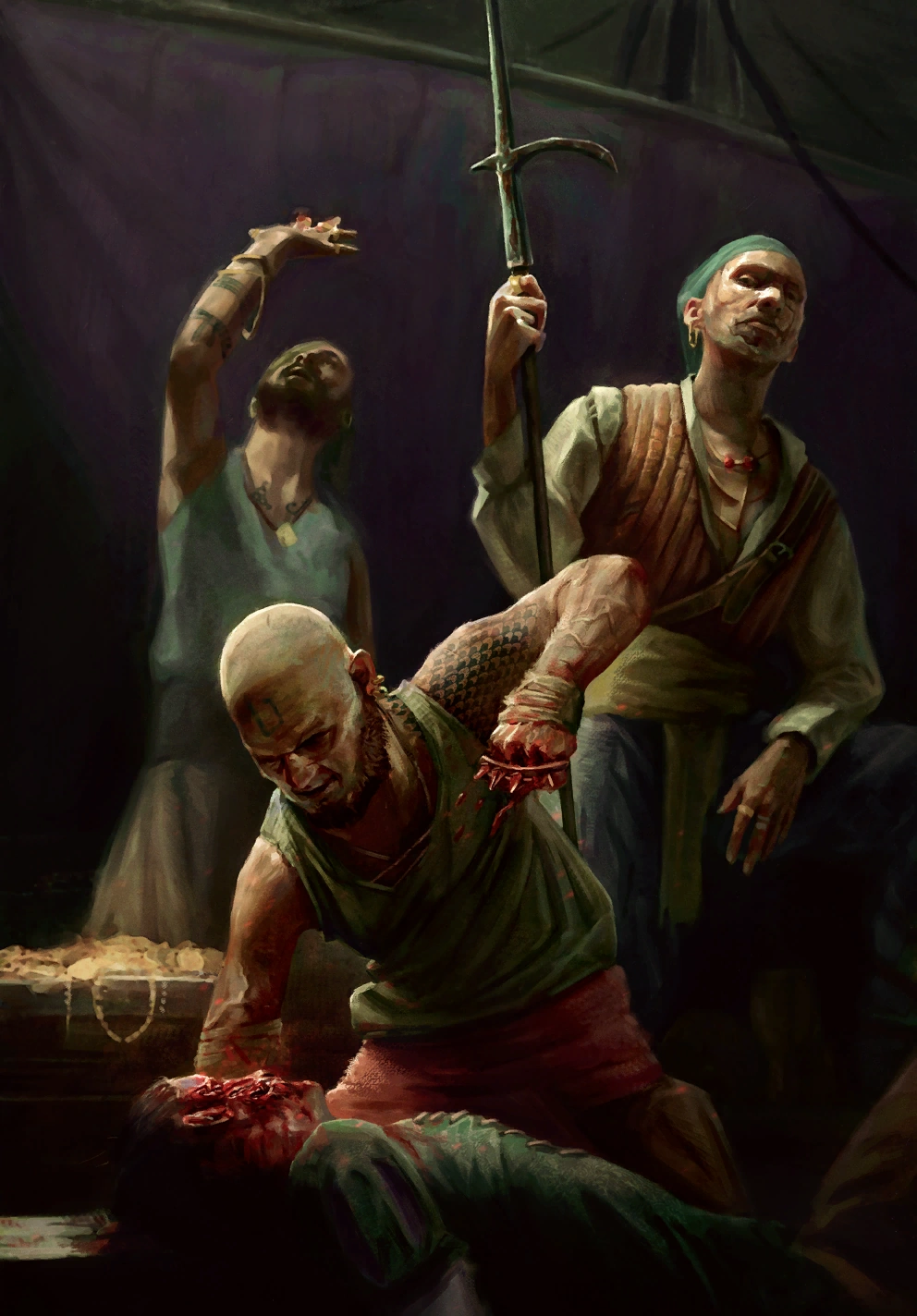 Тени прилива грабители by Maciej Łaszkiewicz