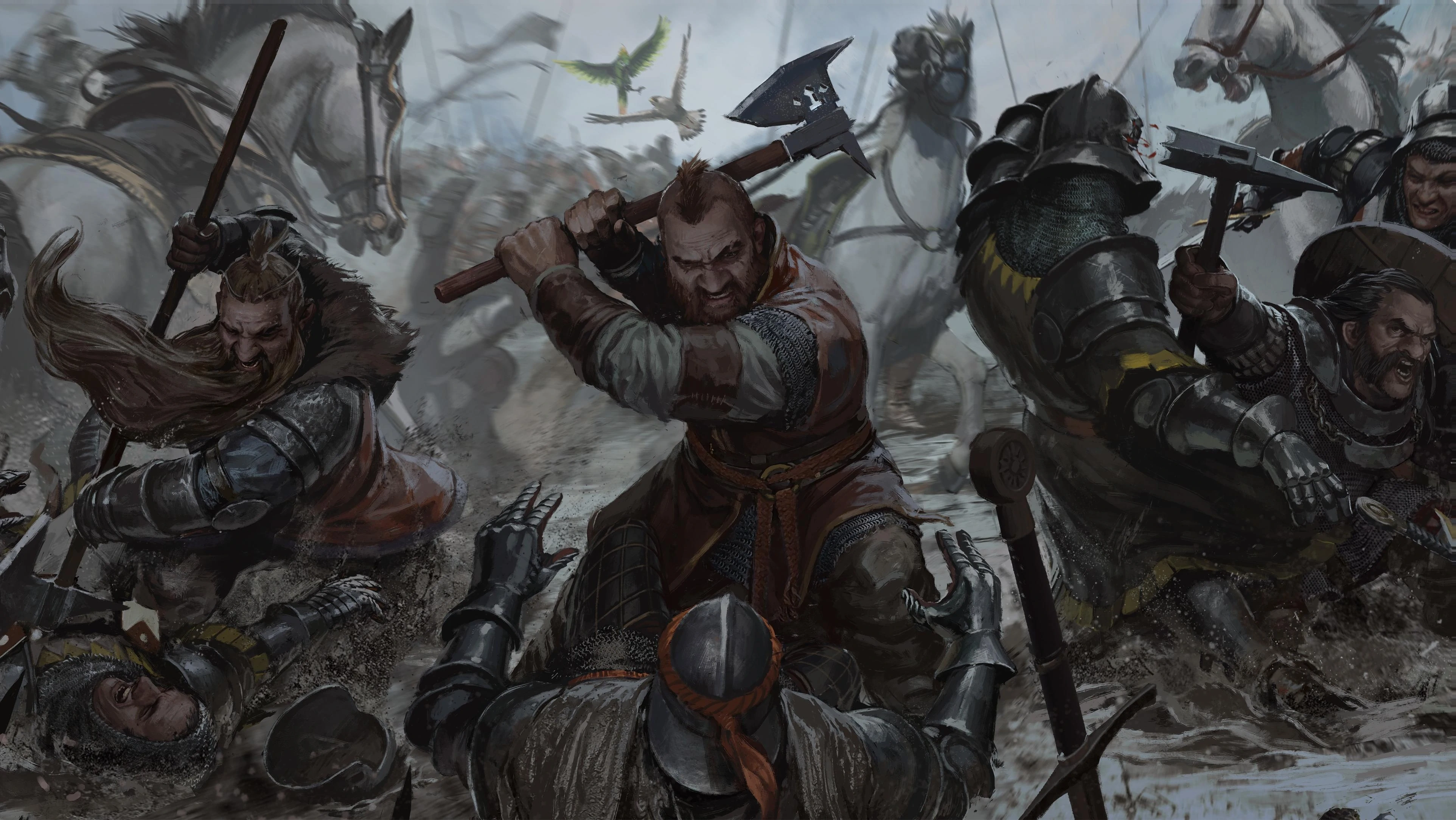 Добровольческая Рать Махакама отбивает атаку, 