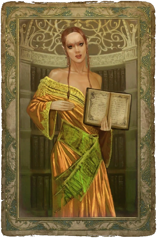 Эротическая карта «Полуэльфийка»