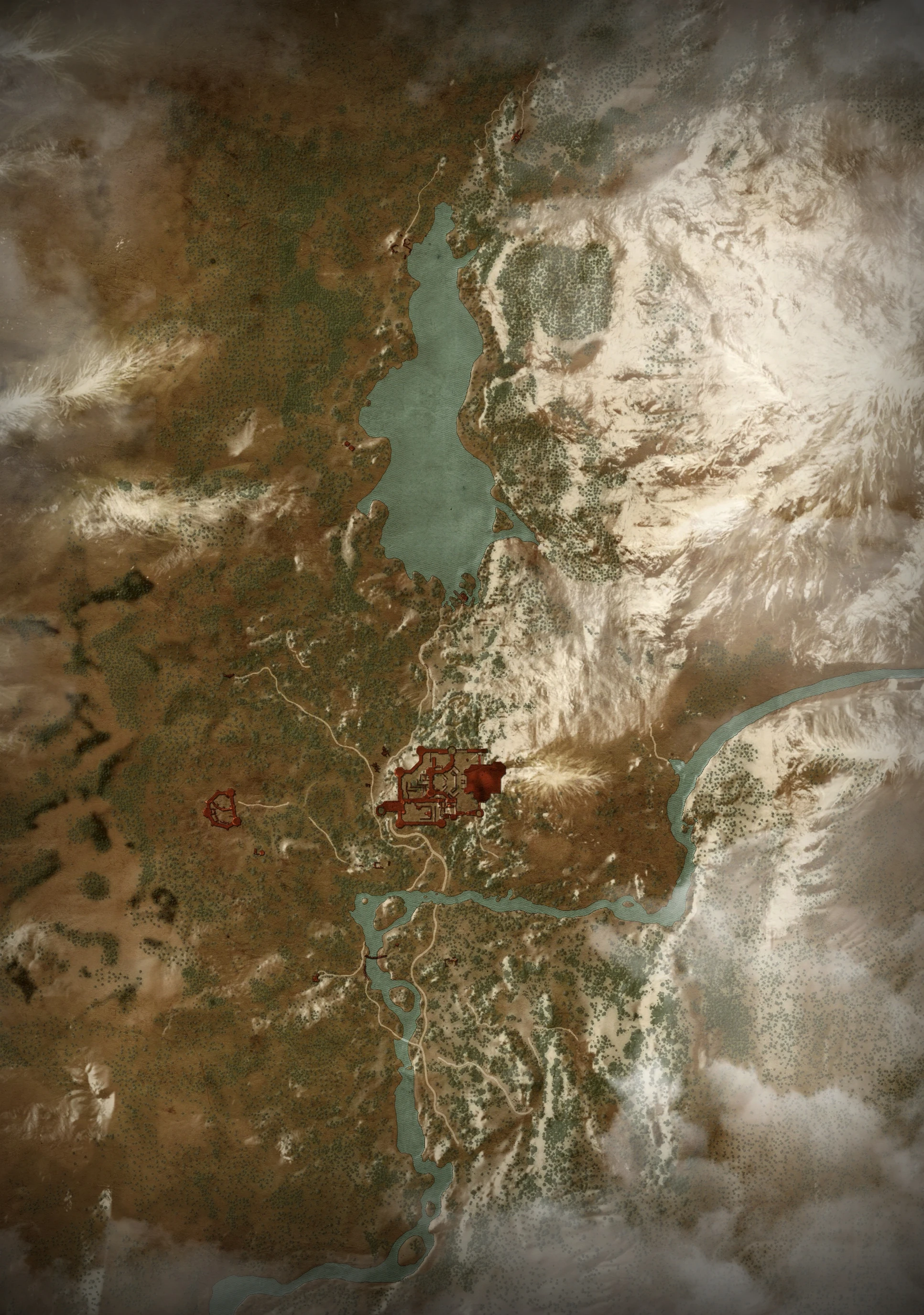 Карта долины каэр морхенВ3