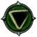 Game Icon Axii symbol unlit