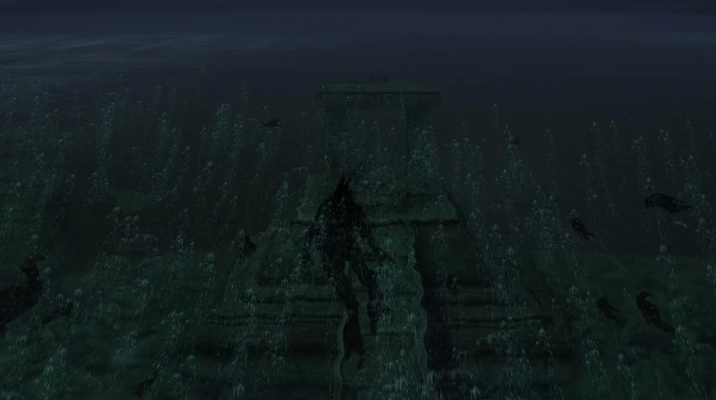 Дагон плывет