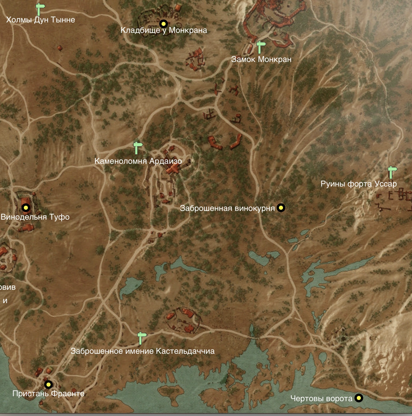 Пустоши карта 1