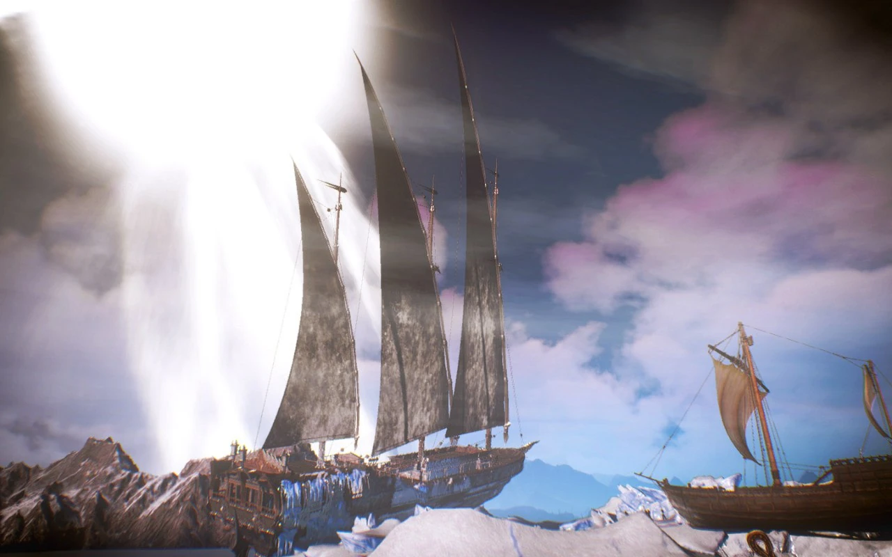 Нагльфар во льдах возле Ундвика