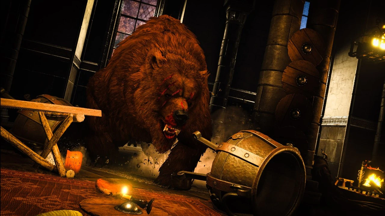 Нападение берсерка на пирующих