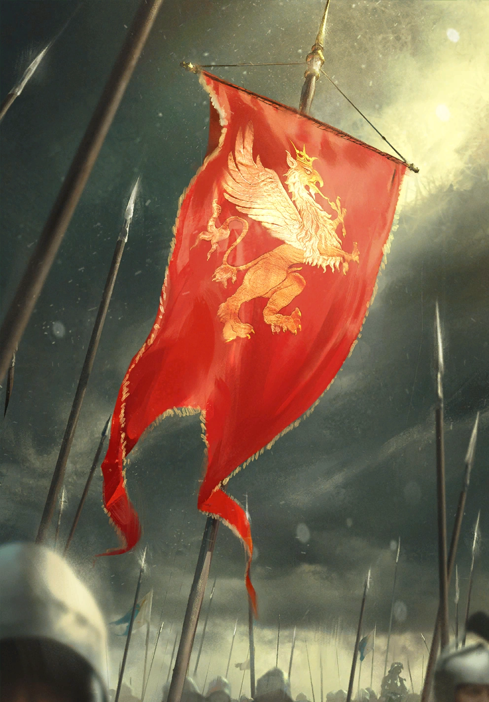 Роскошное знамя ГвМО