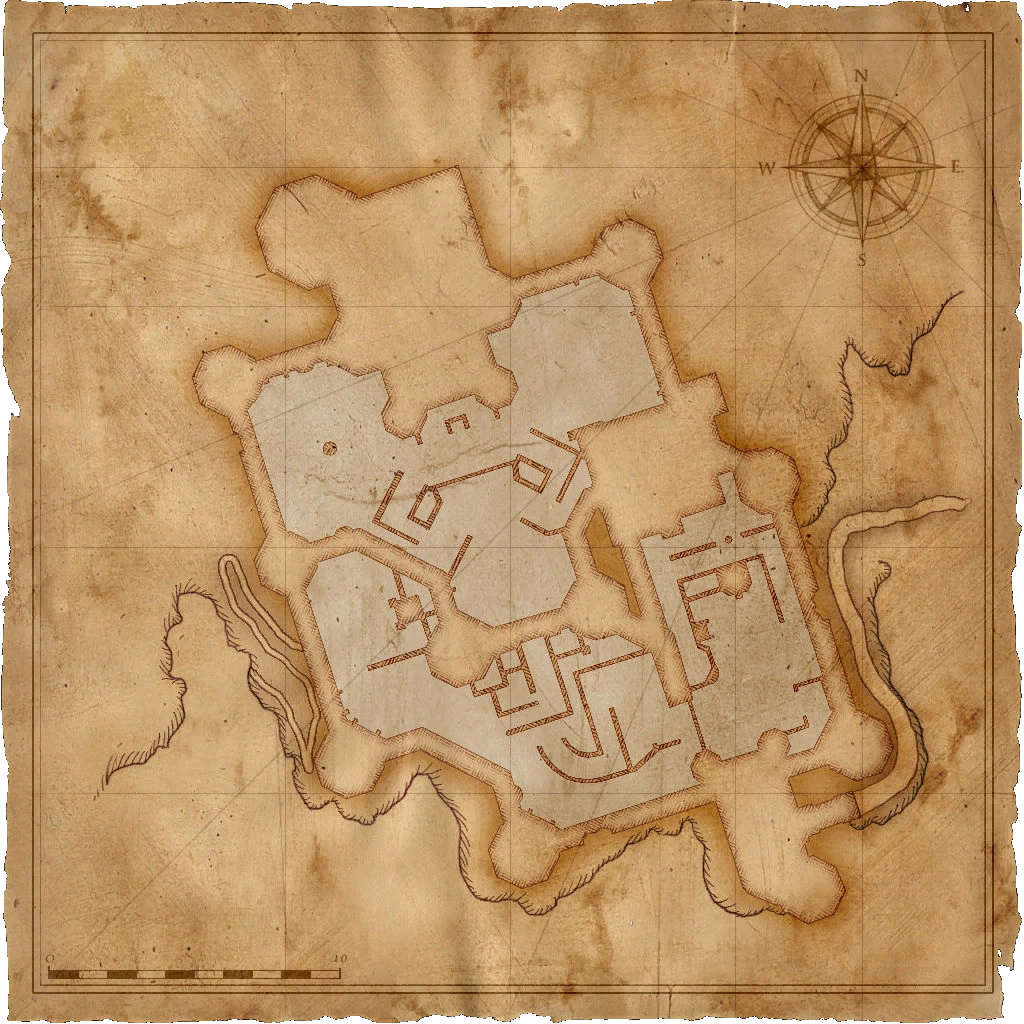 Map Kaer Morhen exterior