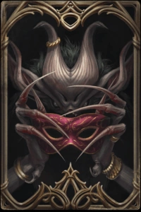 Рабушка Катакан в маске