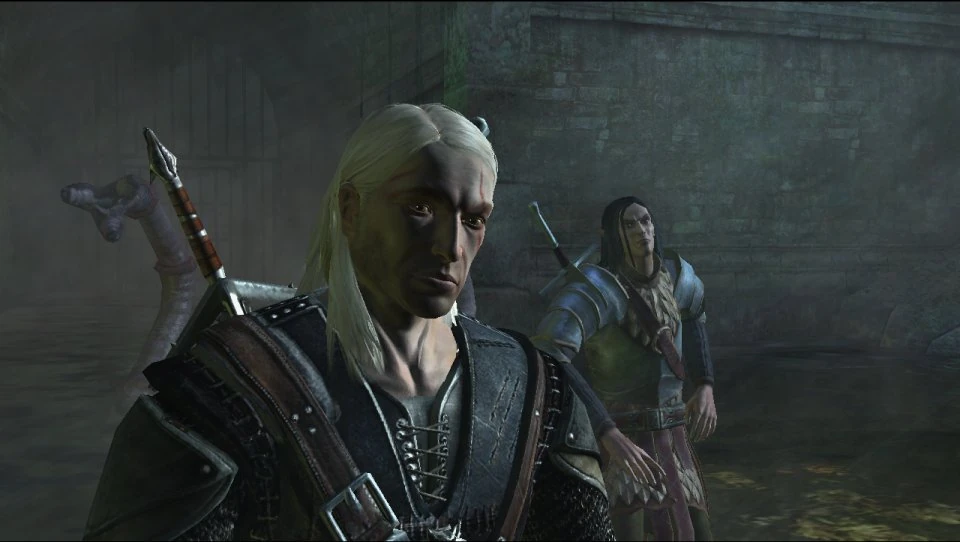 Геральт и яевинн в логове риггера