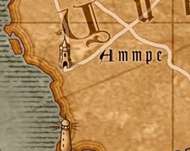 Аттре на карте