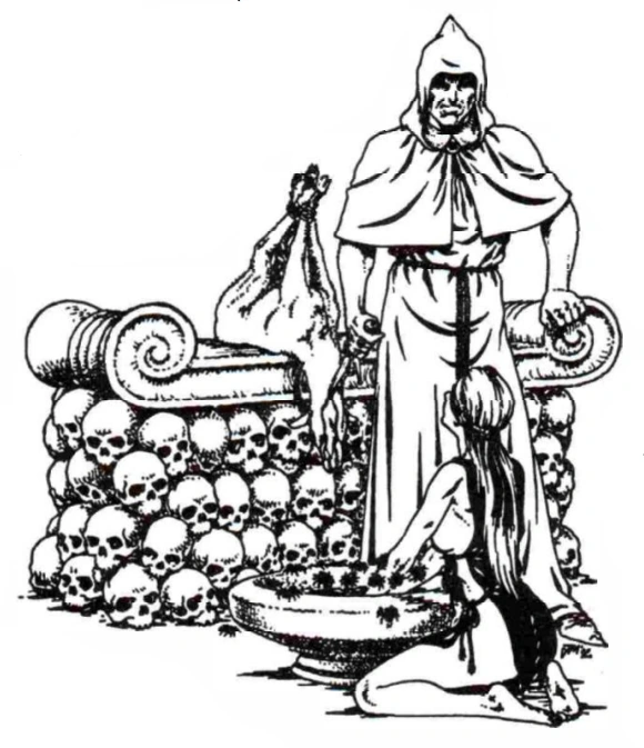 Подготовка прорицателя культа, 