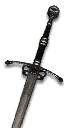 Гроссмейстерский стальной меч школы волкаВ3