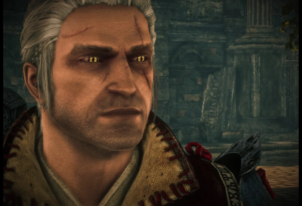 Изменение глаз Геральта после мутации,