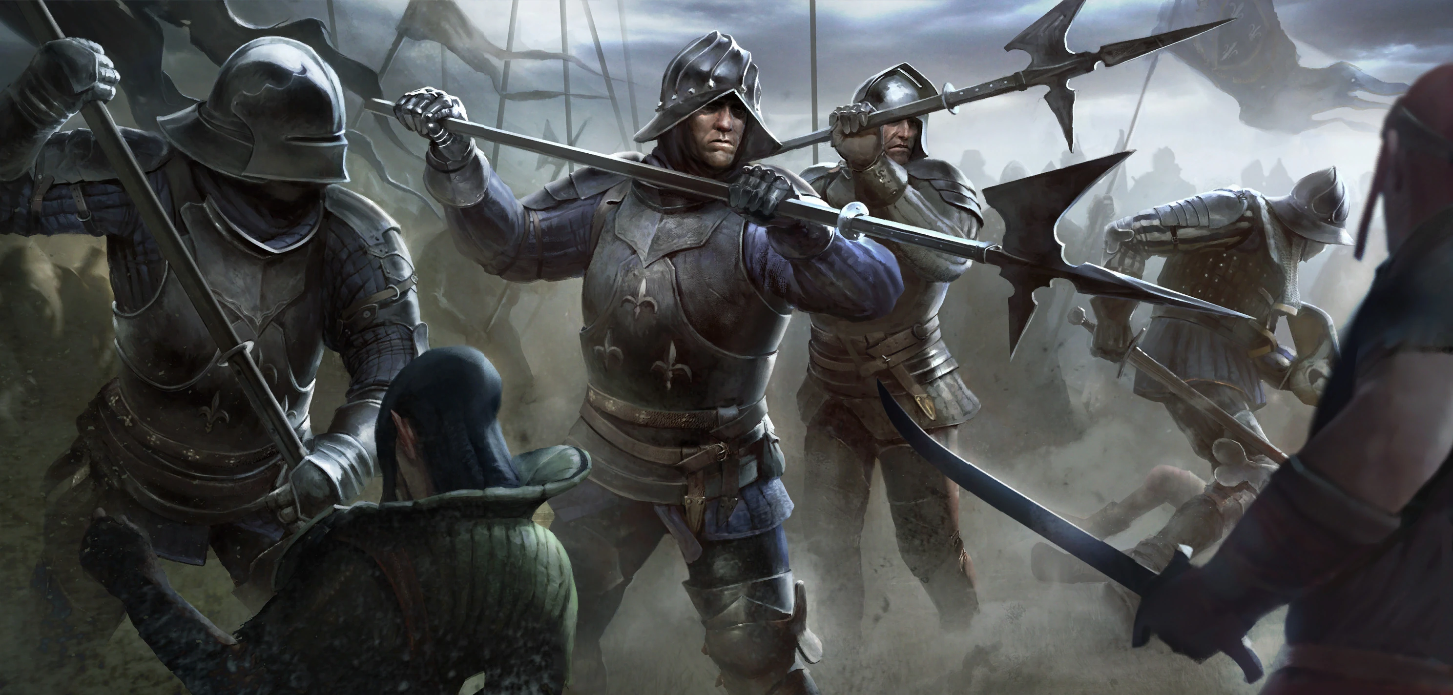 Армия Темерии в бою,