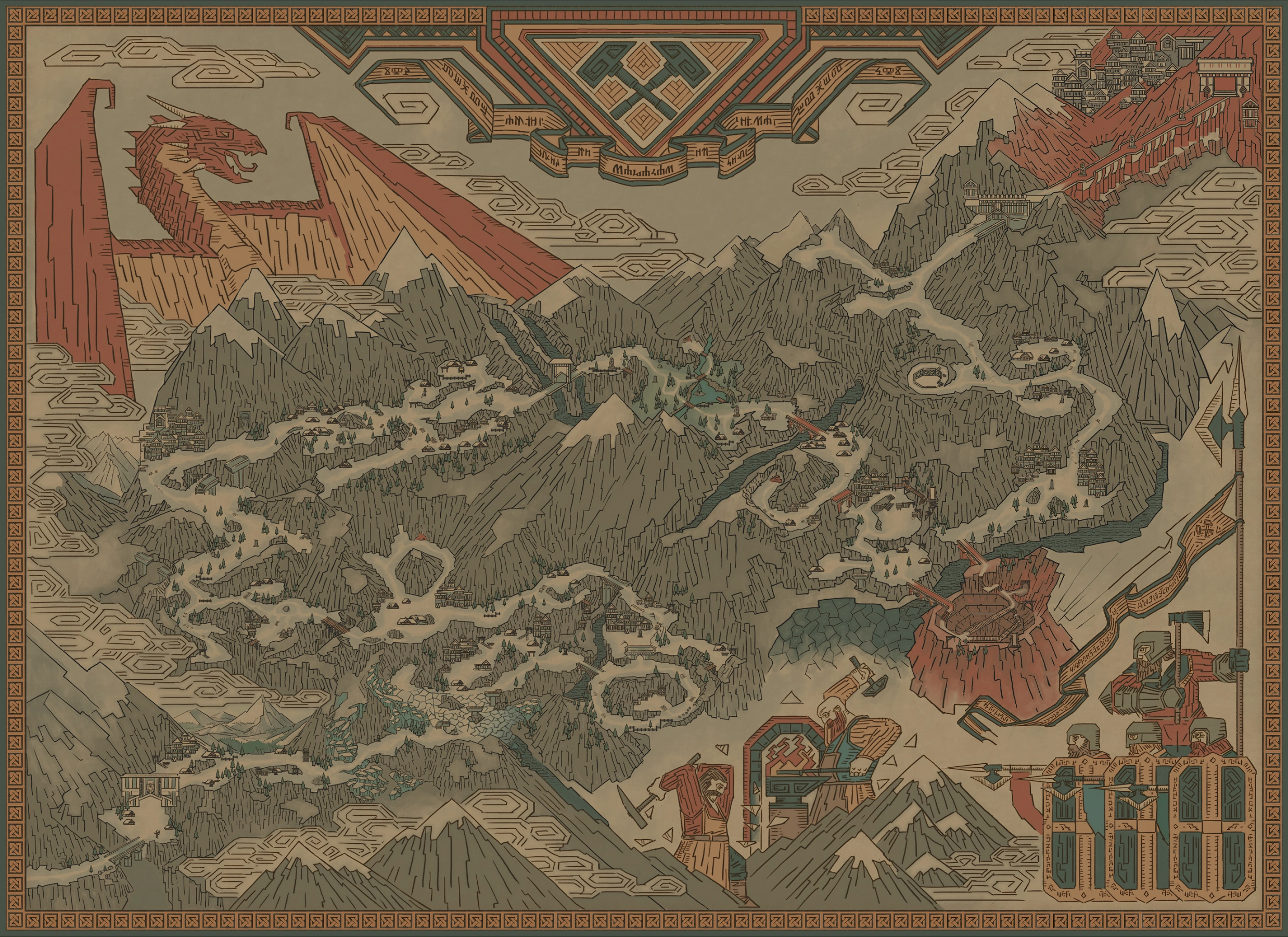 Карта Махакама в игре