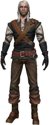 Геральт в кожаной курткеВ1