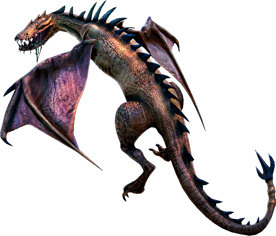 Рендер виверны к игре