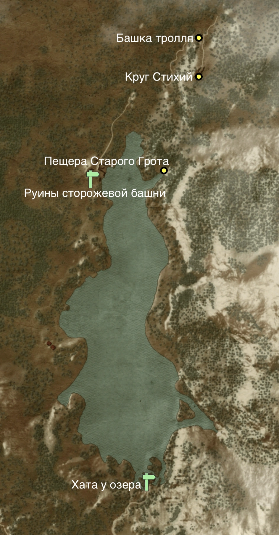 Каэр Морхен В3 карта 1