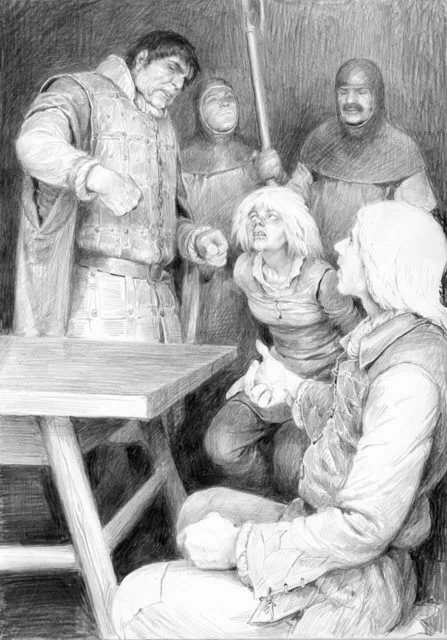 Избиение Ангулемы, иллюстрация Дениса Гордеева