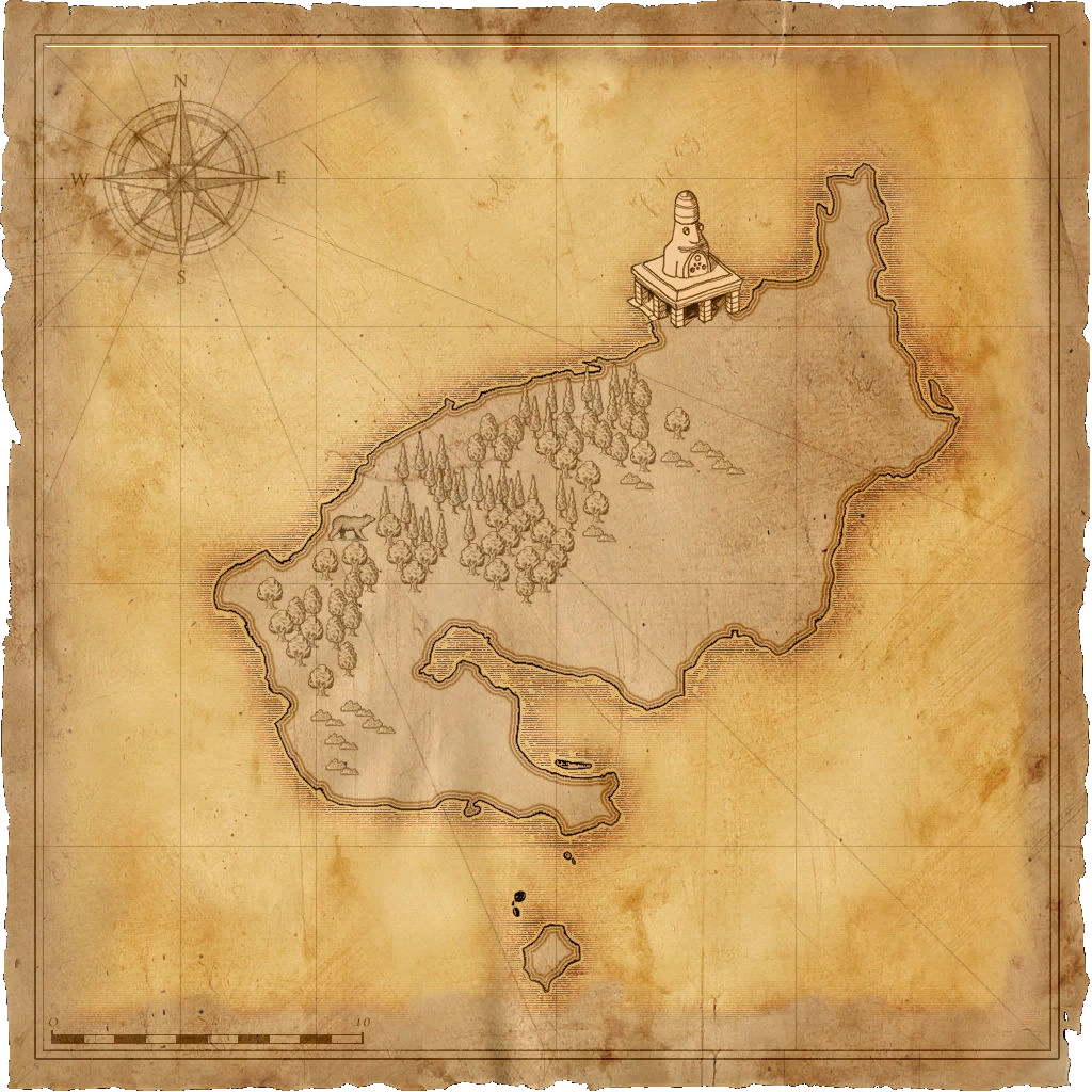 Map Black Tern Island