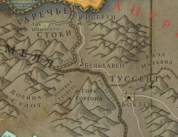 Туссент карта В2