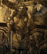 Могила Антона Бородатого в склепе под часовней