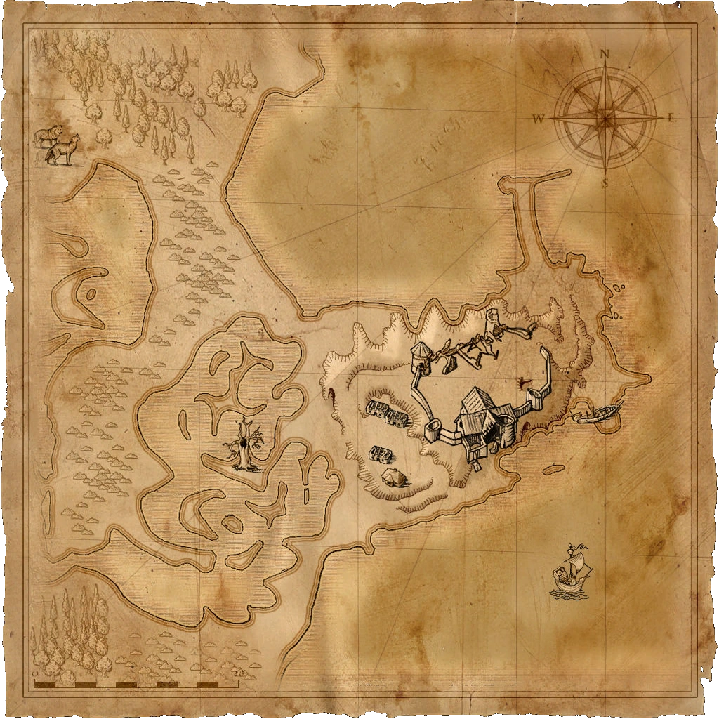 Карта старой усадьбыВ1