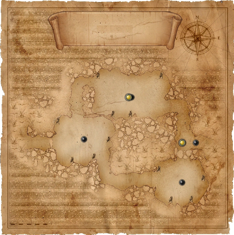 Карта Шахты у Каэр Морхена