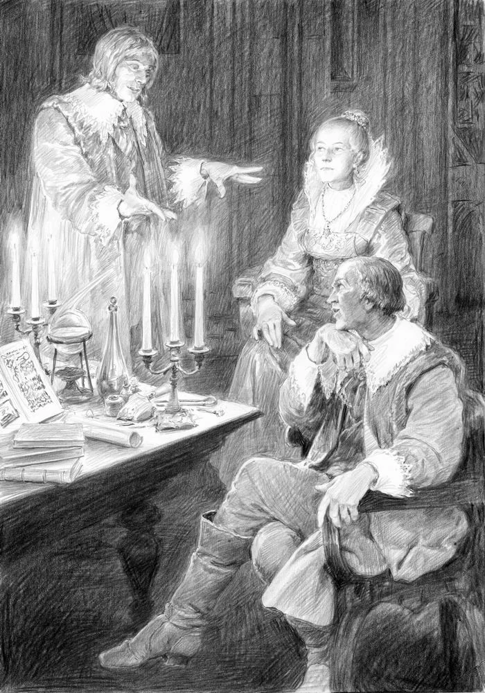 Вильгефорц, Тиссая де Врие и Артауд Терранова, иллюстрация Дениса Гордеева